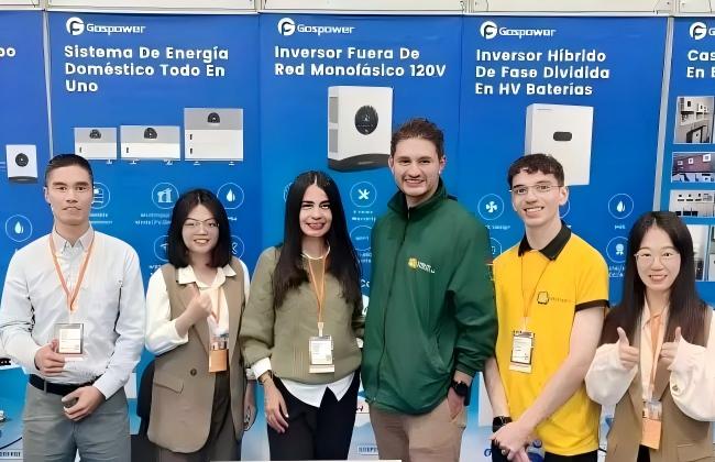 Shining in Colombia! Gospower Showcases Its Photovoltaic-Storage Solutions!